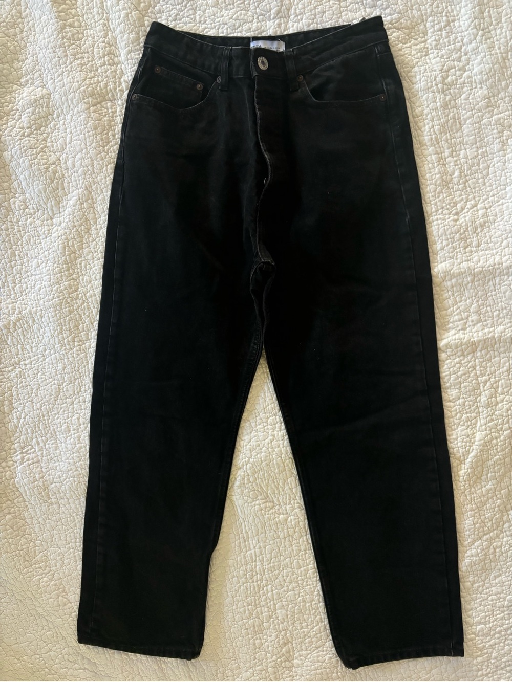 Zara Black Jeans - Classic Straight Fit